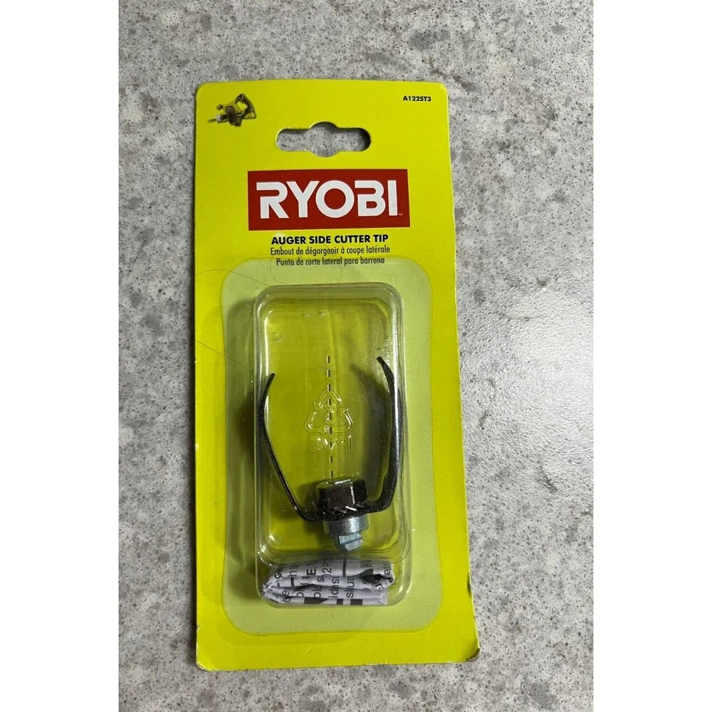 Ryobi Auger Side Cutter Tip Replacement Hybrid Drain Cut Grease For Ryobi P4002